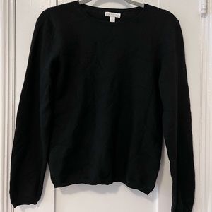 Black 100% cashmere sweater